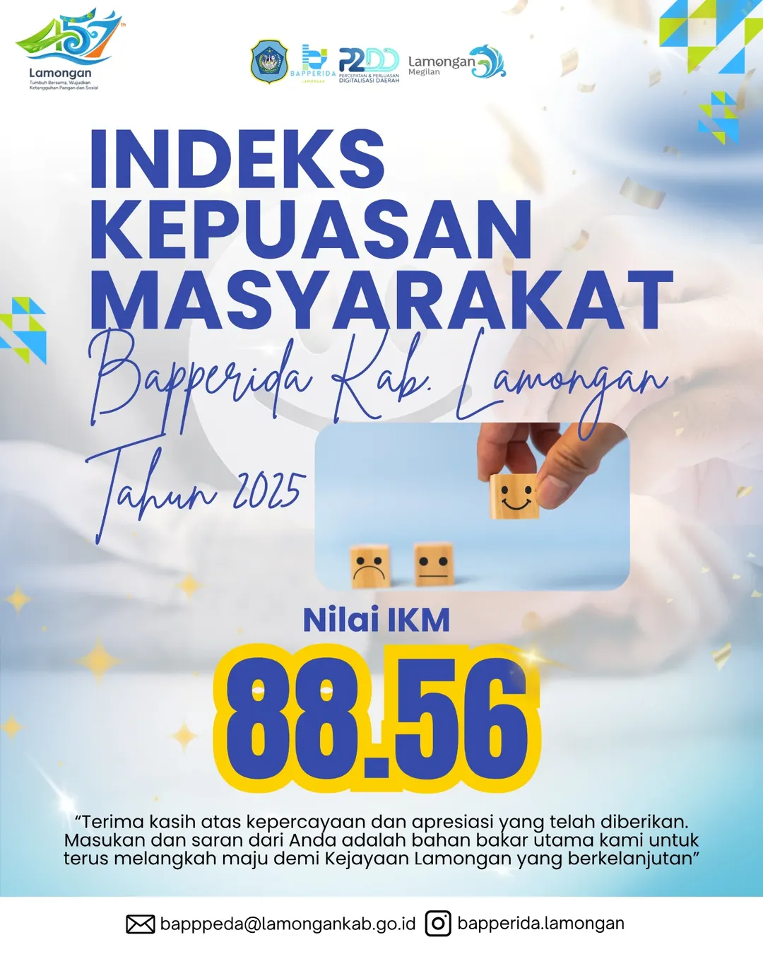 Foto: INDEKS KEPUASAN MASYRAKAT