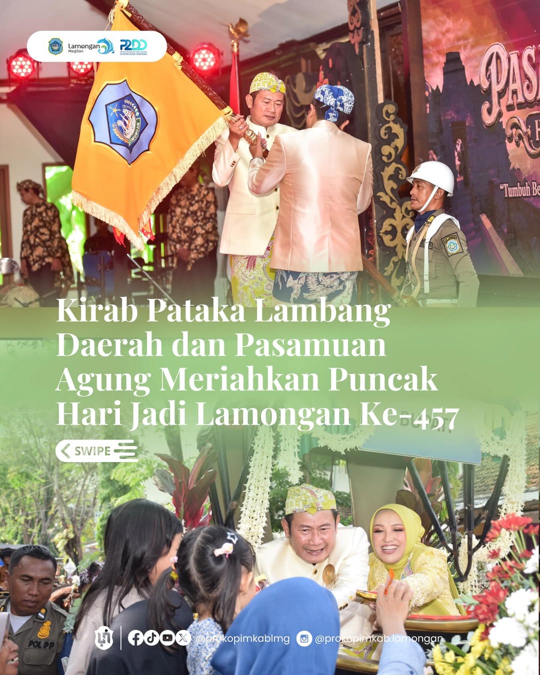 Foto: KIRAB PATAKA LAMBANG DAERAH DAN PASAMUAN AGUNG