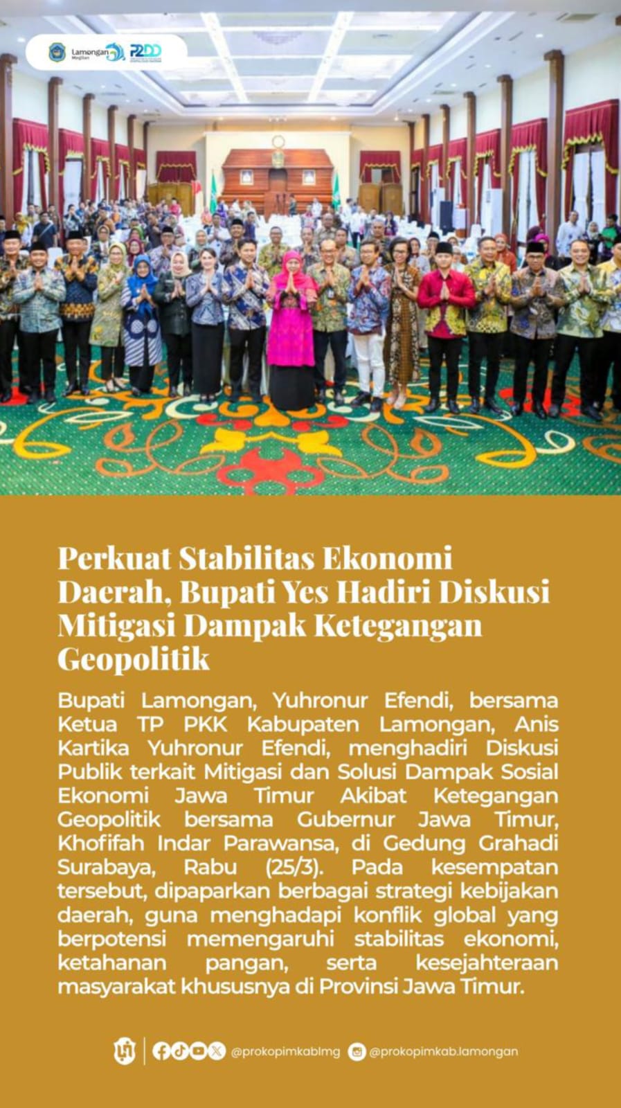 Foto: MITIGASI DAMPAK KETEGANGAN GEOPOLITIK