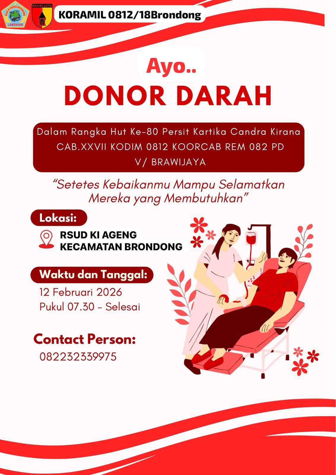 Foto: DONOR DARAH YUK!!!, DI RSUD KI AGENG BRONDONG