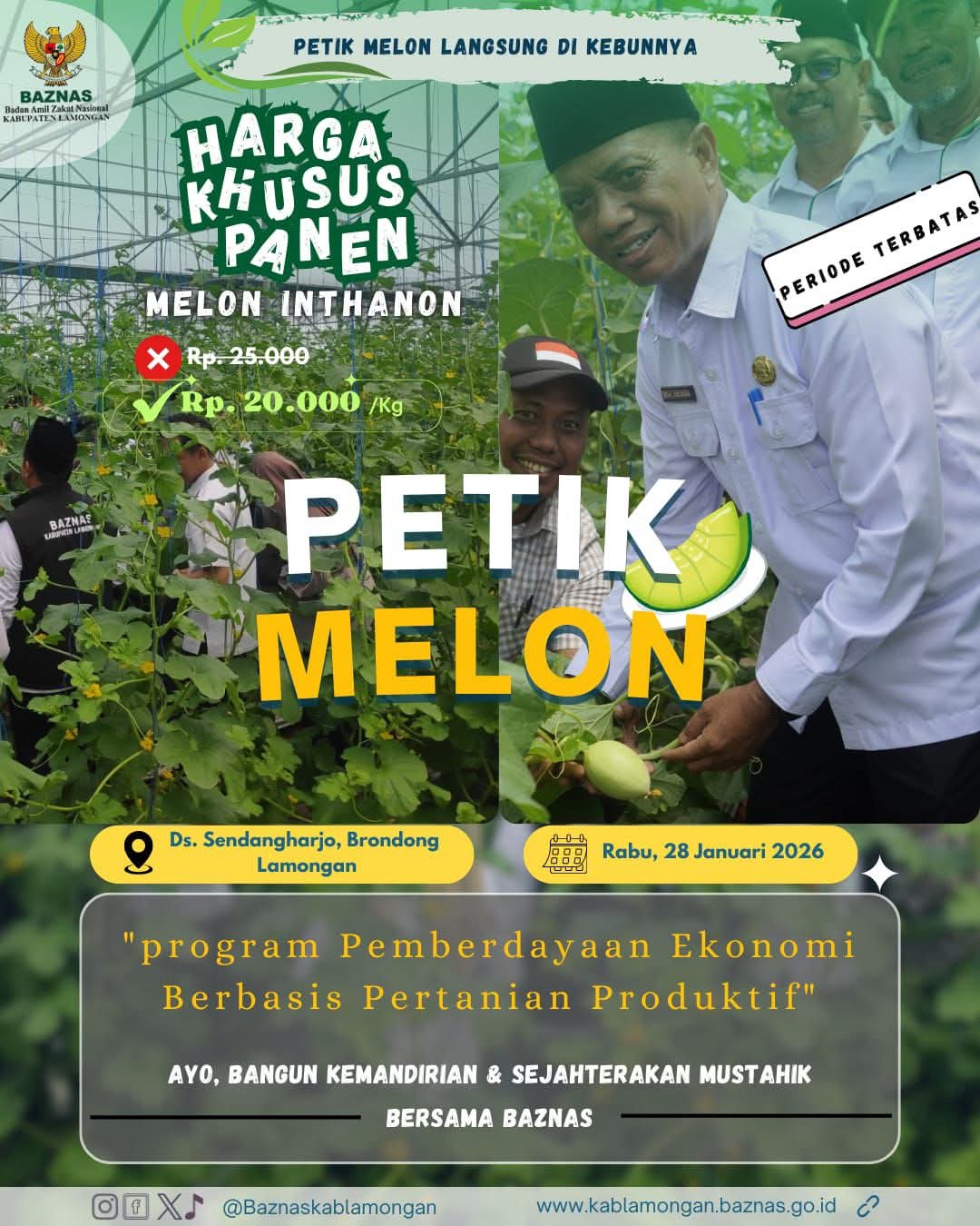 Foto: PETIK MELON BAZNAS