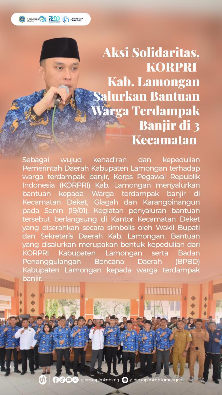 Foto: SOLIDARITAS KORPRI, UNTUK KORBAN BANJIR