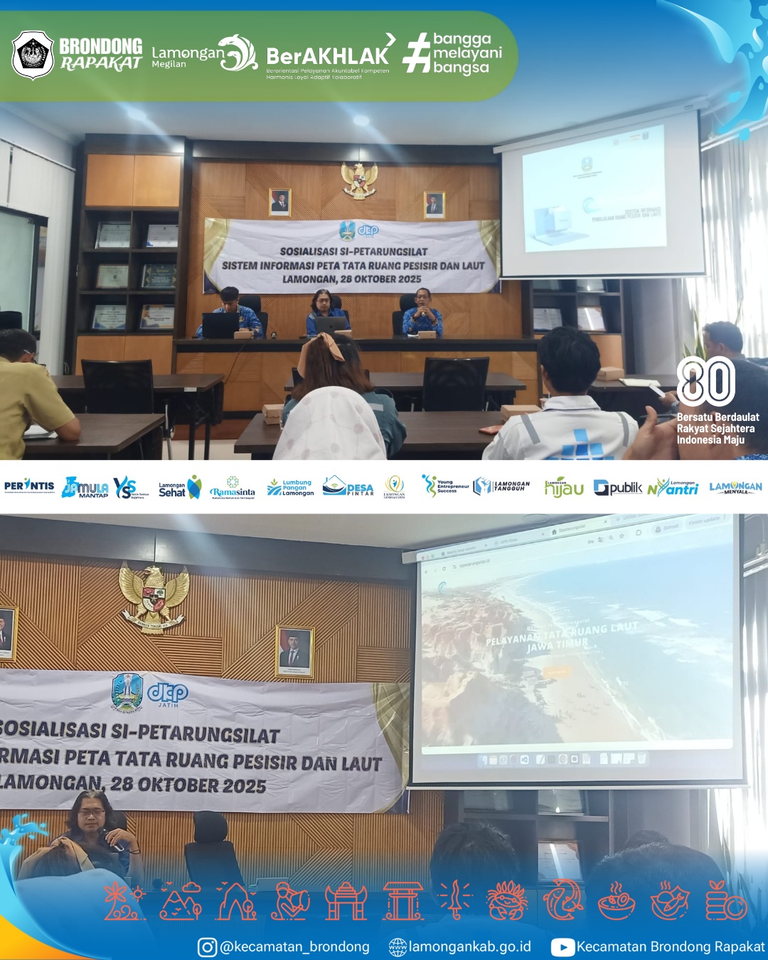 Foto: SOSIALISASI SISTEM INFORMASI PETA TATA RUANG PESISIR DAN LAUT (SI-PETARUNGSILAT) KABUPATEN LAMONGAN