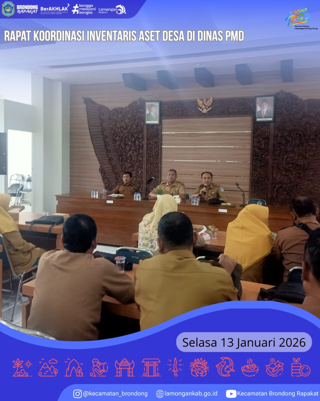 Foto: PENGUATAN TERTIB ADMINISTRASI DESA MELALUI RAPAT KOORDINASI INVENTARIS ASET