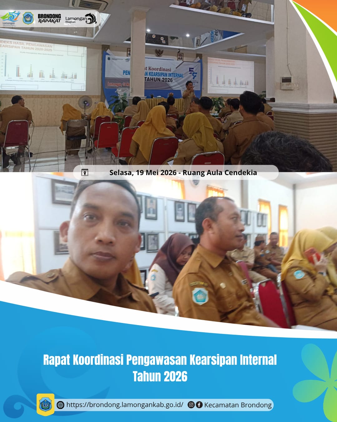 Foto: RAPAT KOORDINASI PENGAWASAN KEARSIPAN INTERNAL TAHUN 2026 KABUPATEN LAMONGAN