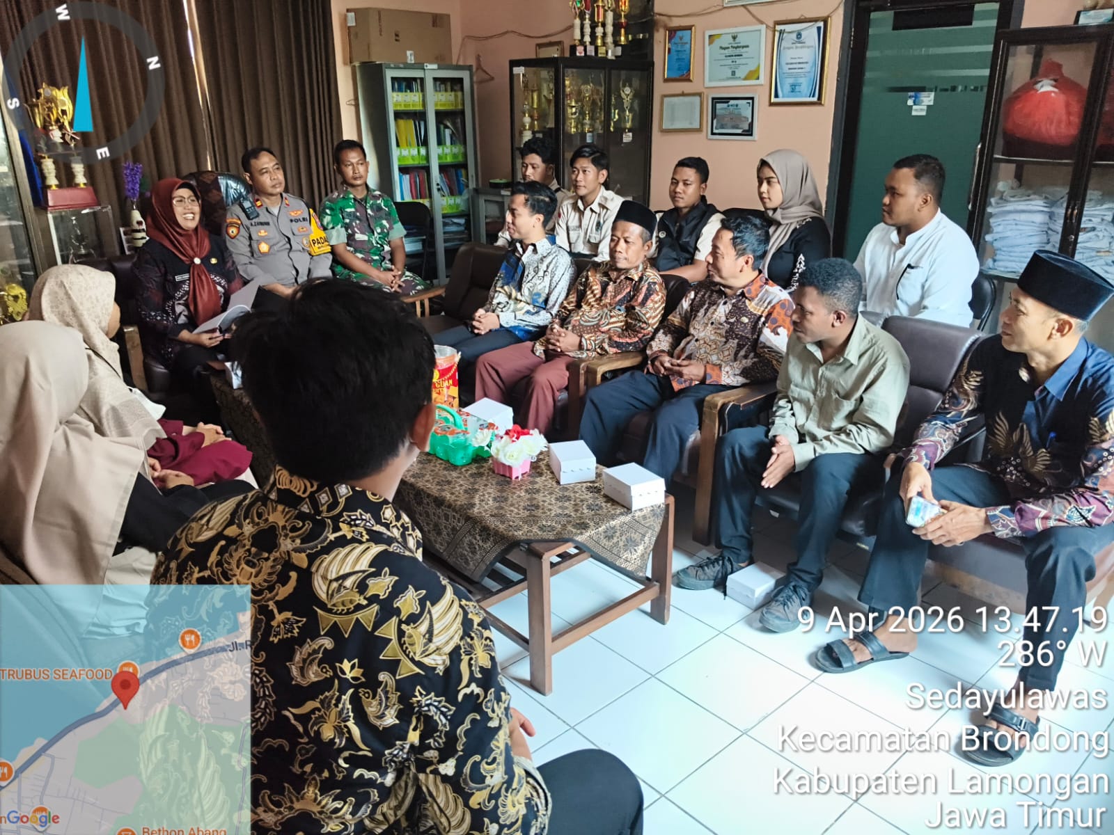 Foto: RAPAT KOORDINASI PENATAAN DISTRIBUSI MAKAN BERGIZI GRATIS DI KECAMATAN BRONDONG