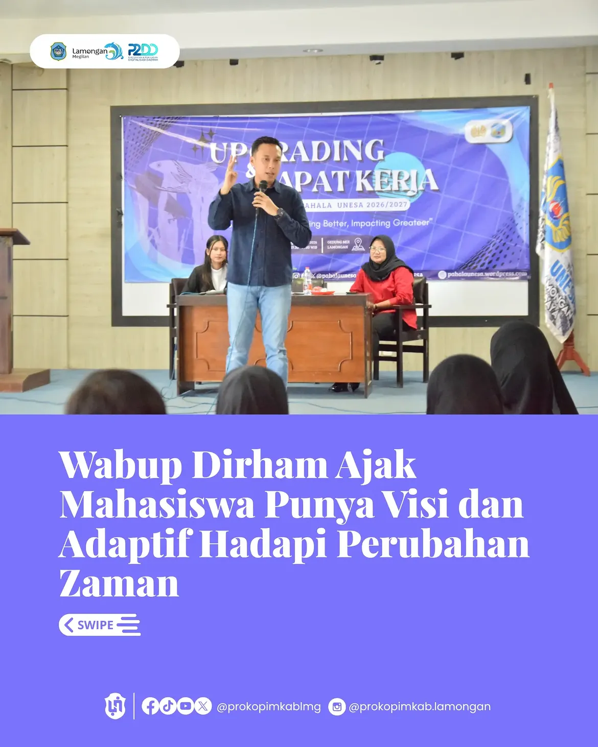 Foto: UPGRADING DAN RAPAT KERJA FUNGSIONARIS PAHALA UNESA 2026/2027