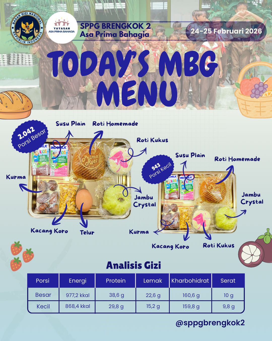 Foto: SPPG DUSUN PAMBON, DESA BRENGKOK YAYASAN ASA PRIMA BAHAGIA