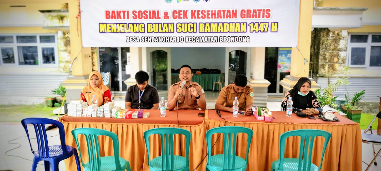 Foto: BAKTI SOSIAL DAN CEK KESEHATAN GRATIS SAMBUT RAMADHAN 1447 H, WARGA SENDANGHARJO ANTUSIAS HADIR