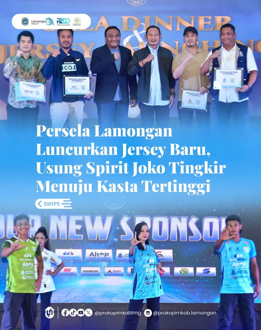 Foto: PERSELA LUNCURKAN JERSEY BARU