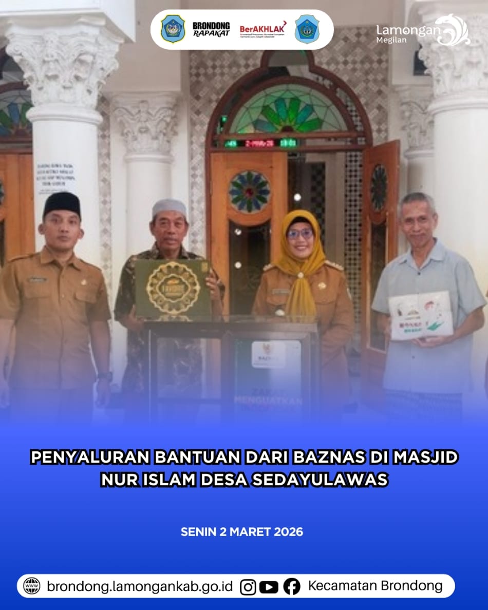 Foto: PENYALURAN BANTUAN BAZNAS PERKUAT KEPEDULIAN SOSIAL DI DESA SEDAYULAWAS