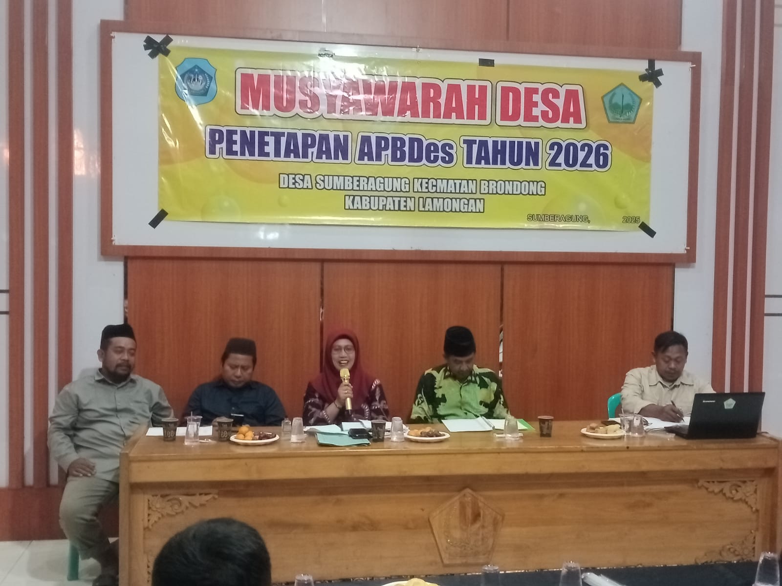 Foto: MUSDES PENETAPAN APBDES DESA SUMBERAGUNG TAHUN ANGGARAN 2026