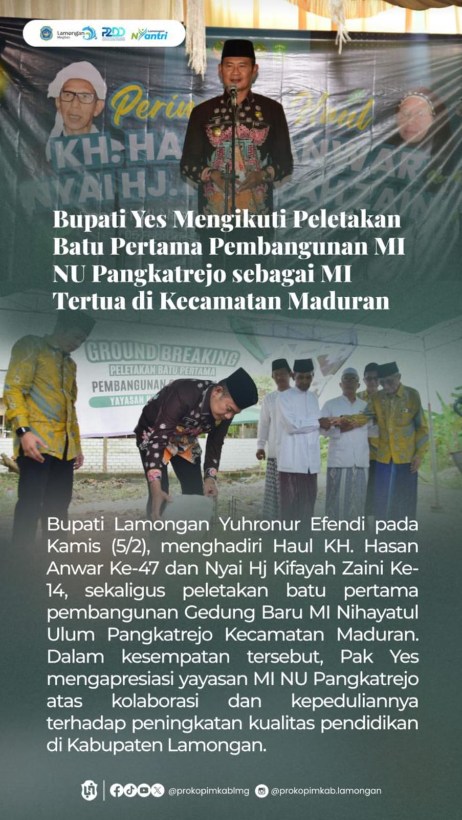 Foto: MI TERTUA DI LAMONGAN