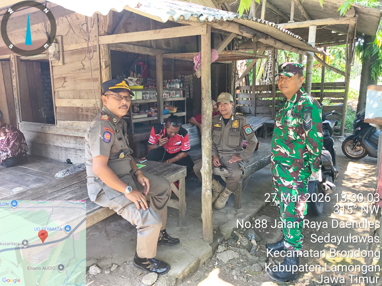 Foto: MENJAGA TATA RUANG DAN KEAMANAN WILAYAH: MONITORING STRATEGIS LOKASI PENUMPUKAN BATU BOLDER DI DUSUN WEDUNG