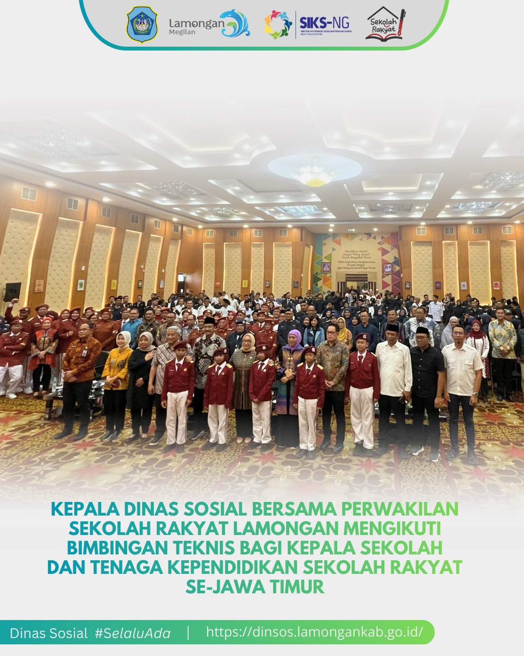 Foto: KEPALA DINSOS MENGIKUTI BIMTEK BAGI KEPALA SEKOAH RAKYAT
