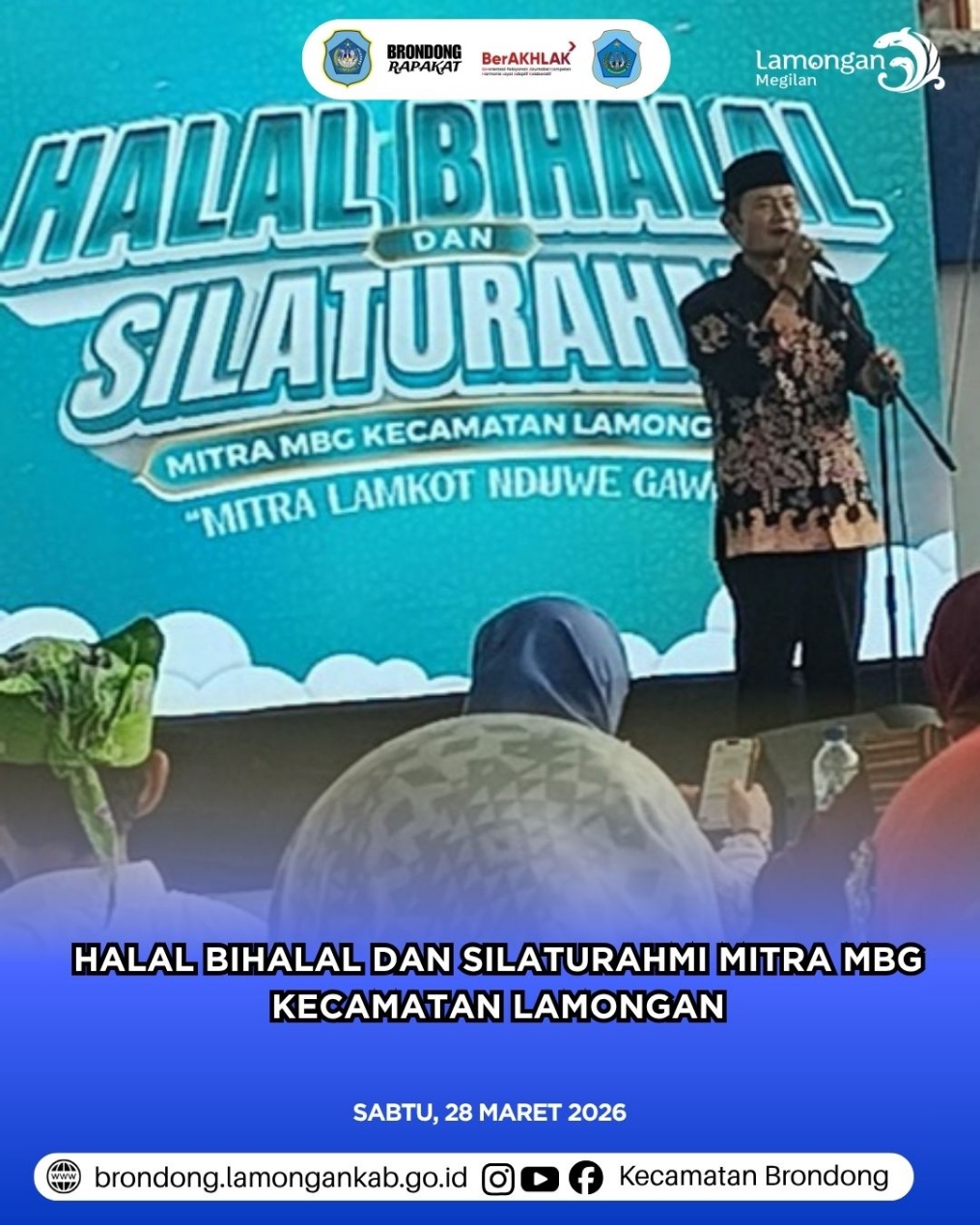 Foto: MERAJUT SILATURAHMI, MEWUJUDKAN GENERASI UNGGUL: HALAL BIHALAL MITRA MAKANAN BERGIZI GRATIS (MBG) KABUPATEN LAMONGAN