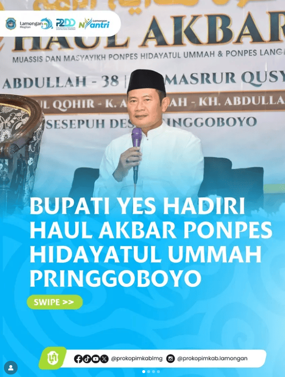 Foto: PAK YES HADIRI HAUL AKBAR PRIGGOBOYO