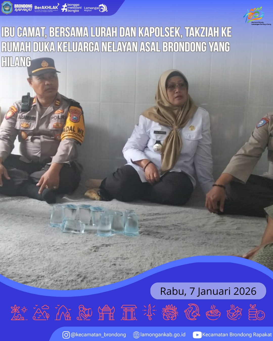 Foto: KEHADIRAN PEMERINTAH DI TENGAH DUKA NELAYAN BRONDONG