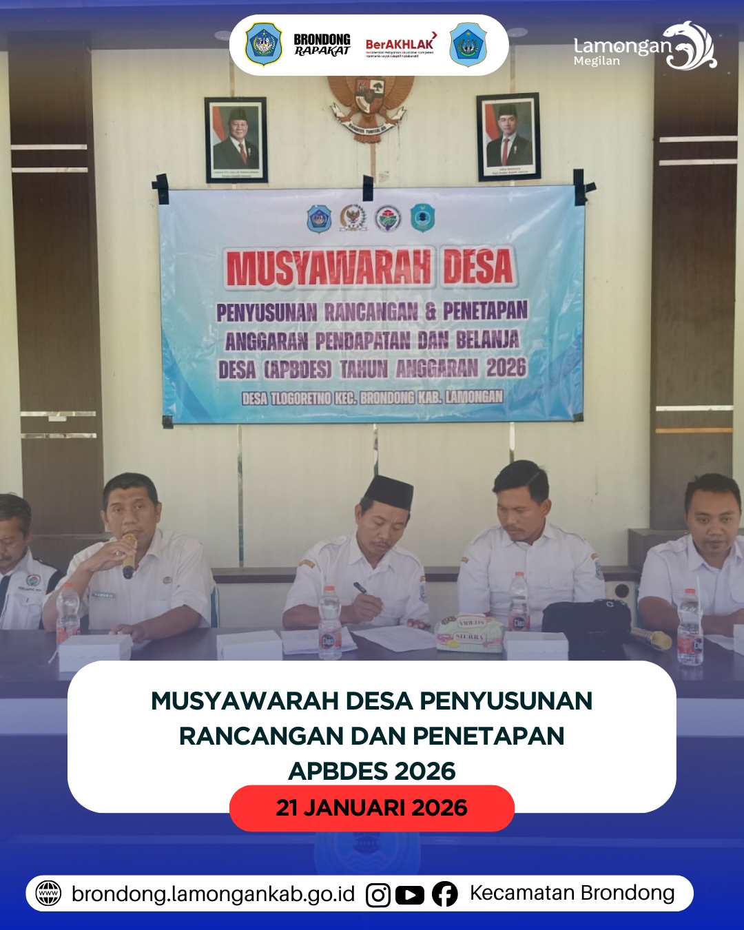 Foto: MUSYAWARAH DESA TLOGORETNO TETAPKAN APBDESA TAHUN ANGGARAN 2026
