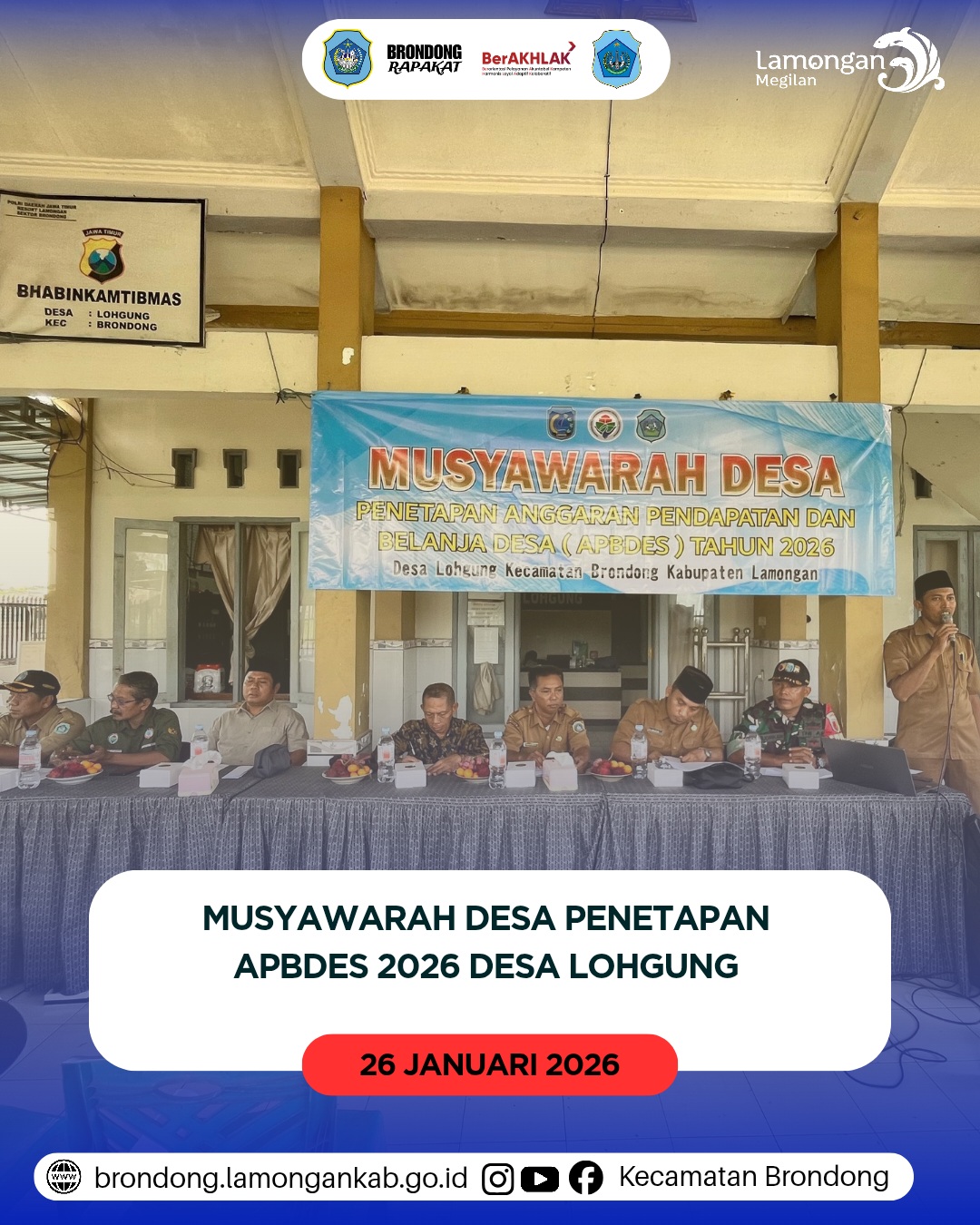 Foto: MUSDES APBDES DESA LOHGUNG TAHUN ANGGARAN 2026