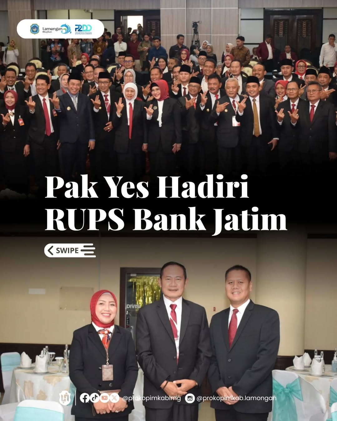 Foto: RAPAT UMUM PEMEGANG SAHAM BANK JATIM TAHUN BUKU 2025