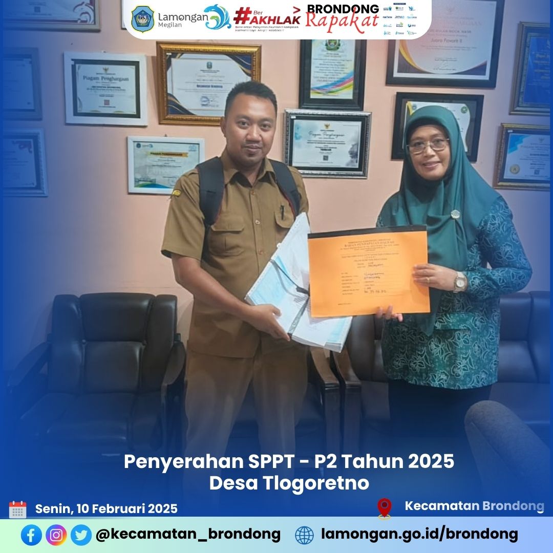 PENDISTRIBUSIAN SPPT PBB-P2 TAHUN 2025 DESA TLOGORETNO