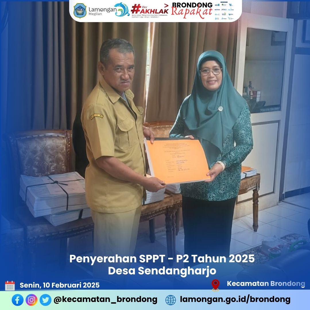 PENDISTRIBUSIAN SPPT PBB-P2 TAHUN 2025 DESA SENDANGHARJO