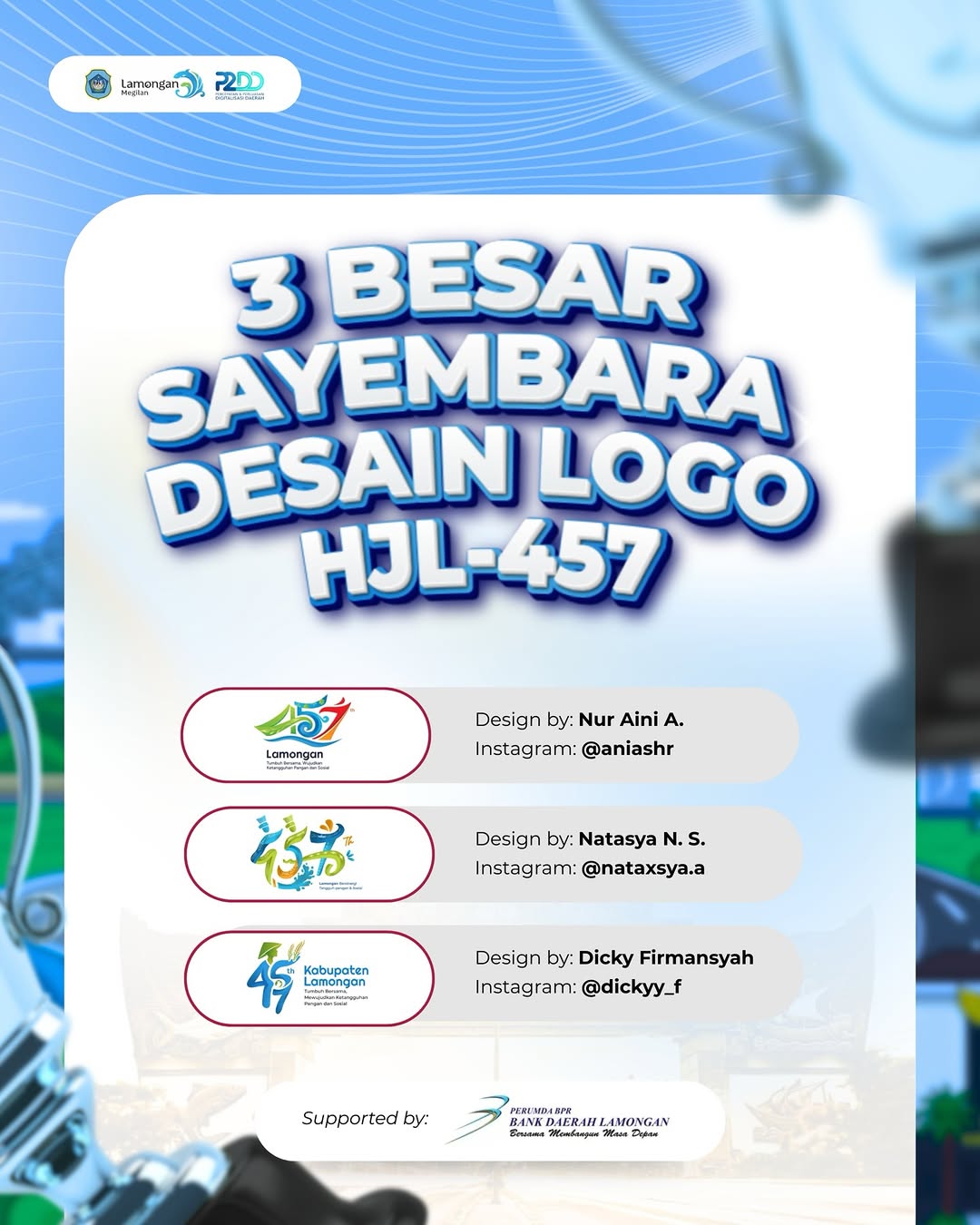 Foto: 3 BESAR SAYEMBARA DESAIN LOGO HJL-457