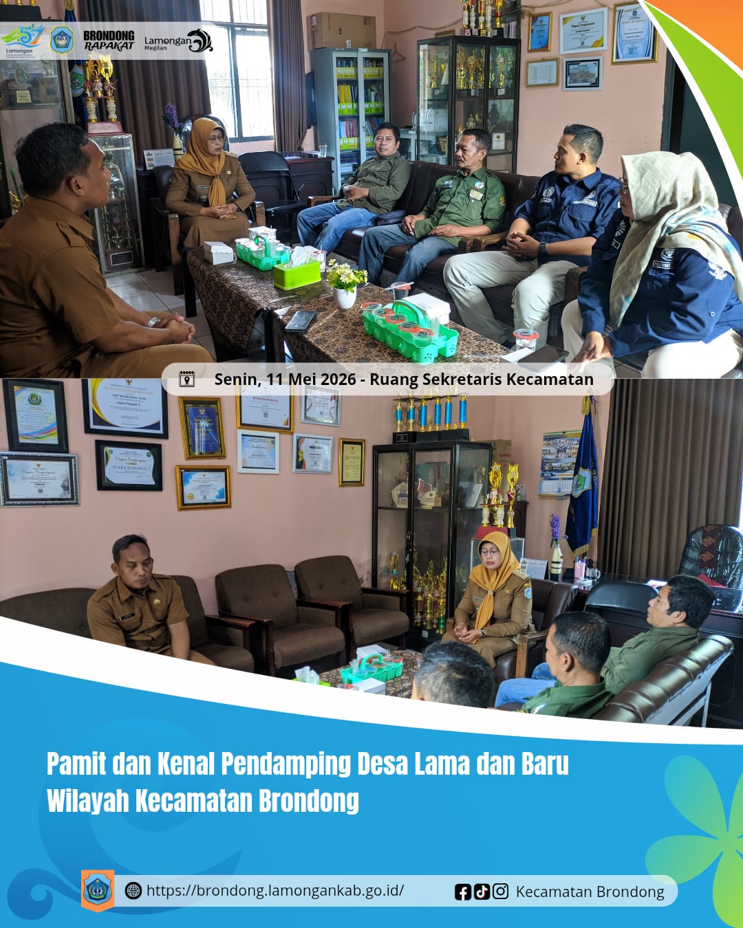 Foto: PERTEMUAN PAMIT KENAL PENDAMPING DESA KECAMATAN BRONDONG KABUPATEN LAMONGAN