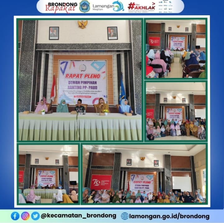 RAPAT PLENO DEWAN PIMPINAN RANTING PP-PAUD KECAMATAN BRONDONG