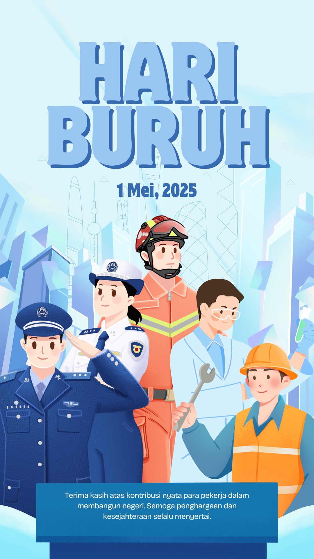 Memperingati Hari Buruh Internasional