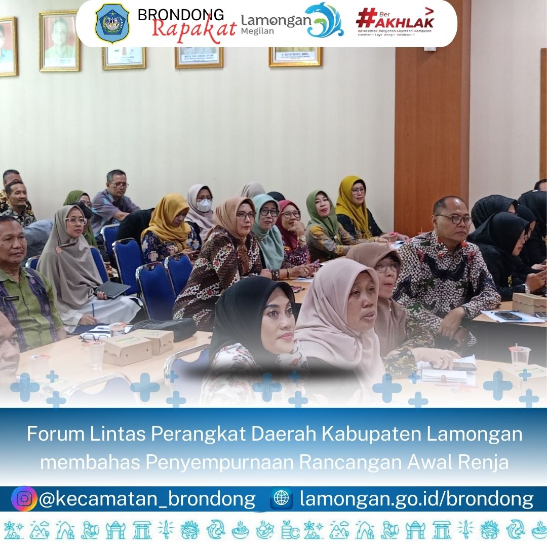 Rapat Forum Lintas Perangkat Daerah kabupaten Lamongan