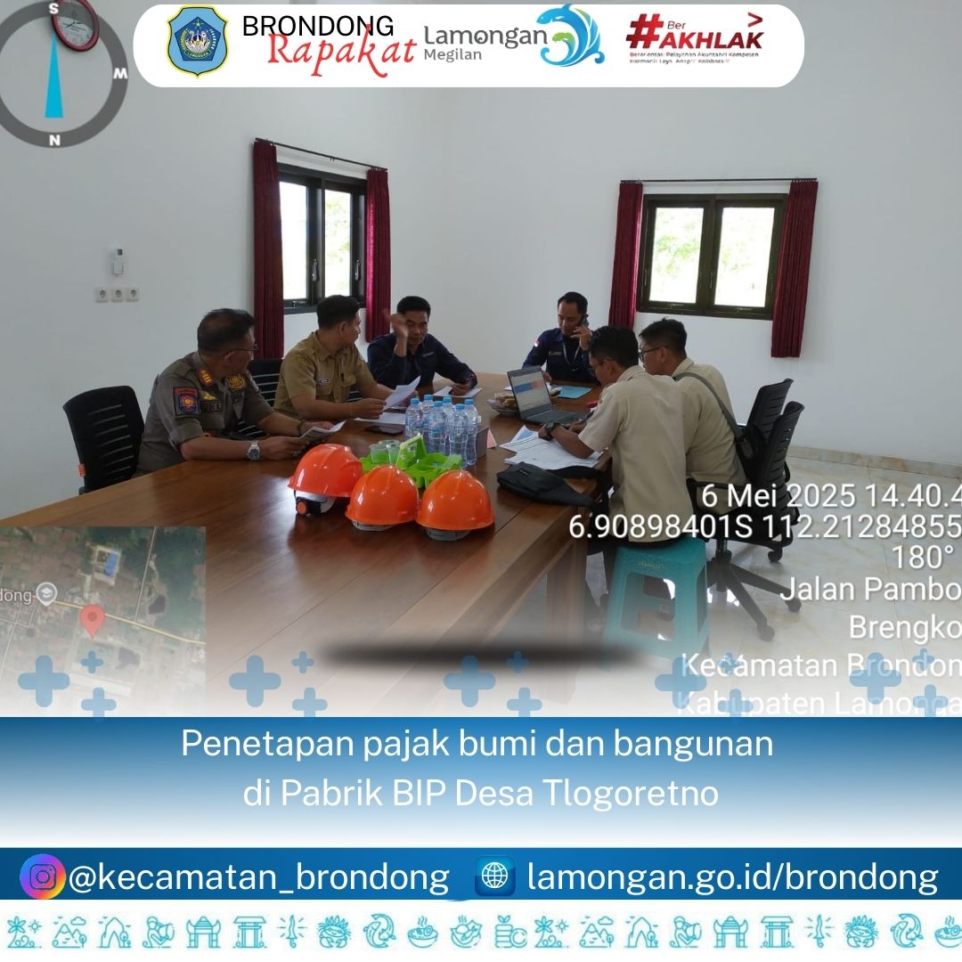 Penetapan pajak bumi dan bangunan  di Pabrik BIP Desa Tlogoretno