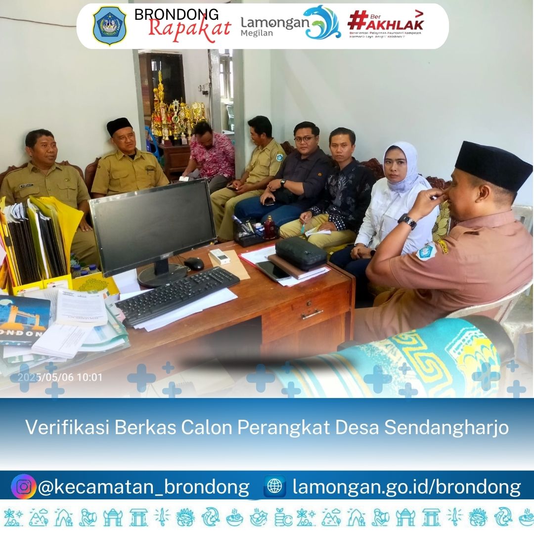 Verifikasi Berkas Calon Perangkat Desa Sendangharjo