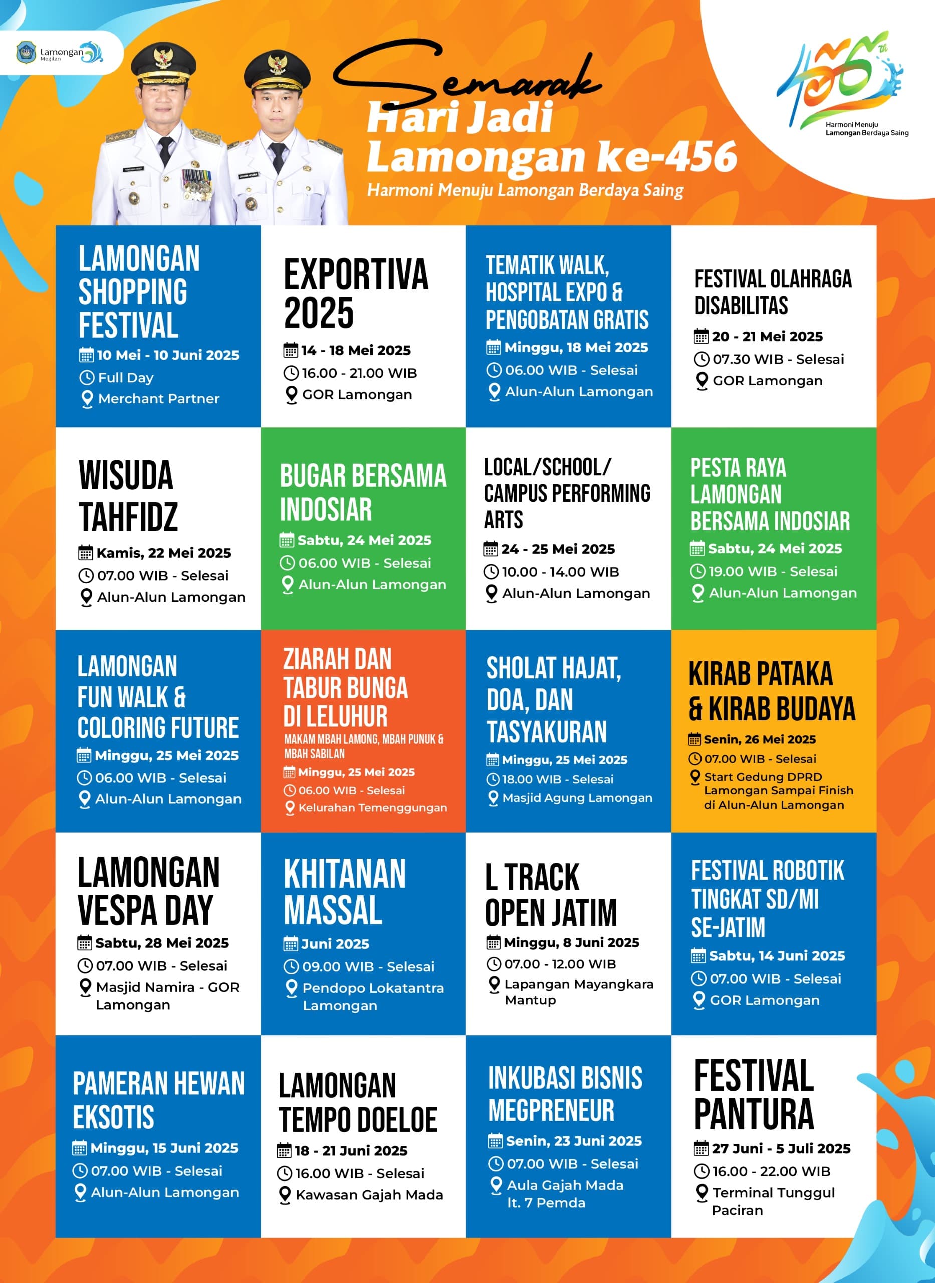 Event Semarak Hari Jadi Lamongan ke-456