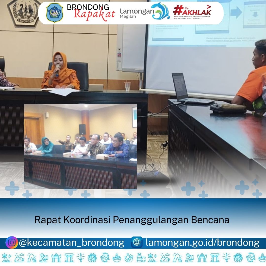 RAPAT KOORDINASI PENANGGULANGAN BENCANA