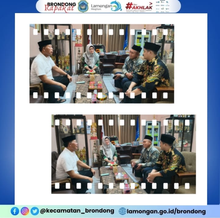 MENERIMA TAMU PLH KEPALA KUA BRONDONG
