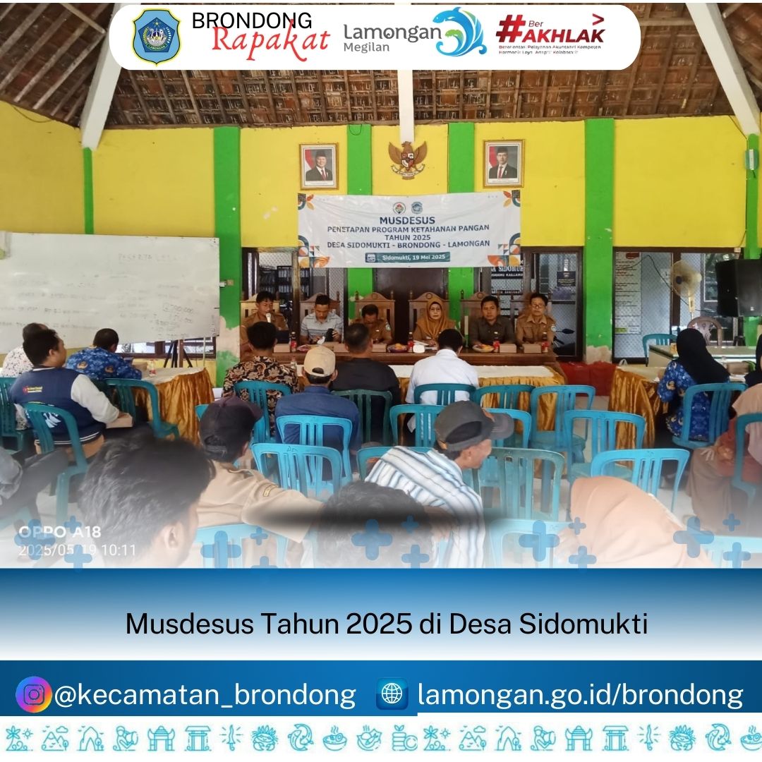 Musdesus di Desa Sidomukti