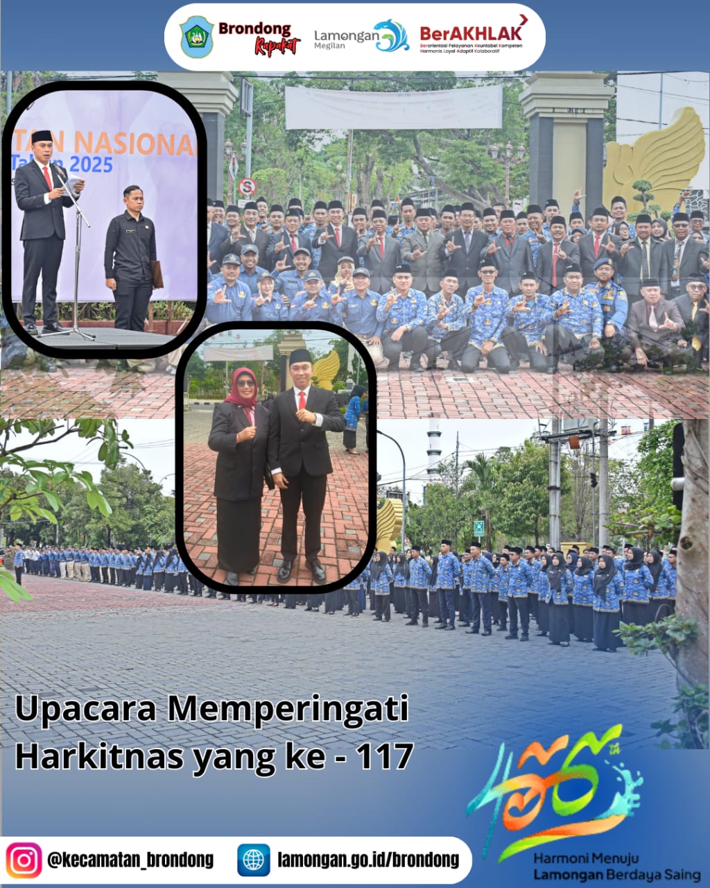 UPACARA MEMPERINGATI HARKITNAS YANG KE-117