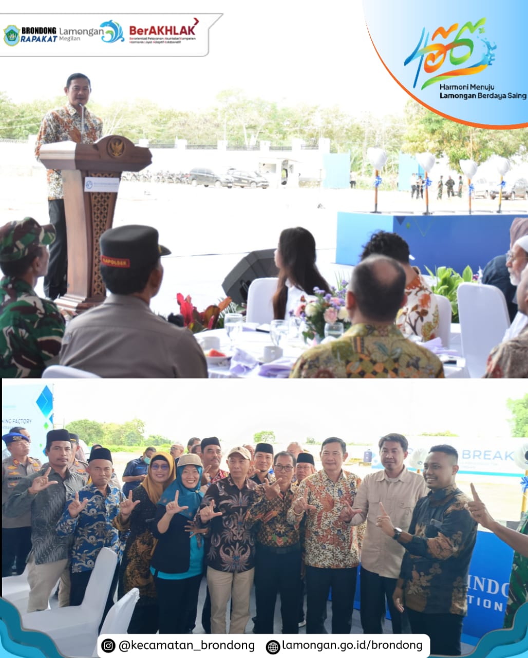 MENDAMPINGI BAPAK BUPATI