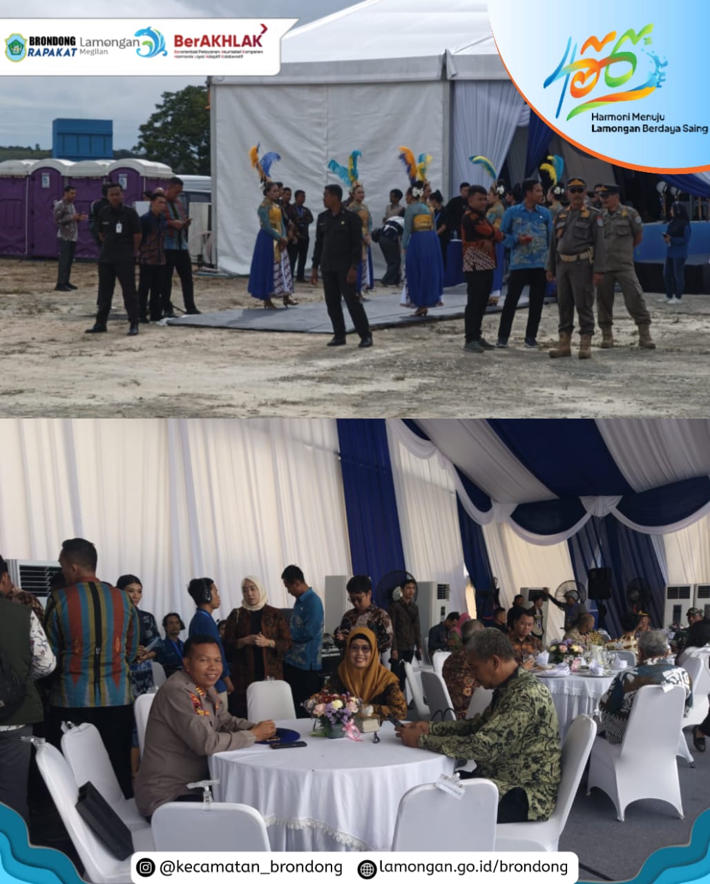 MENYAMBUT KUNJUNGAN BUPATI LAMONGAN