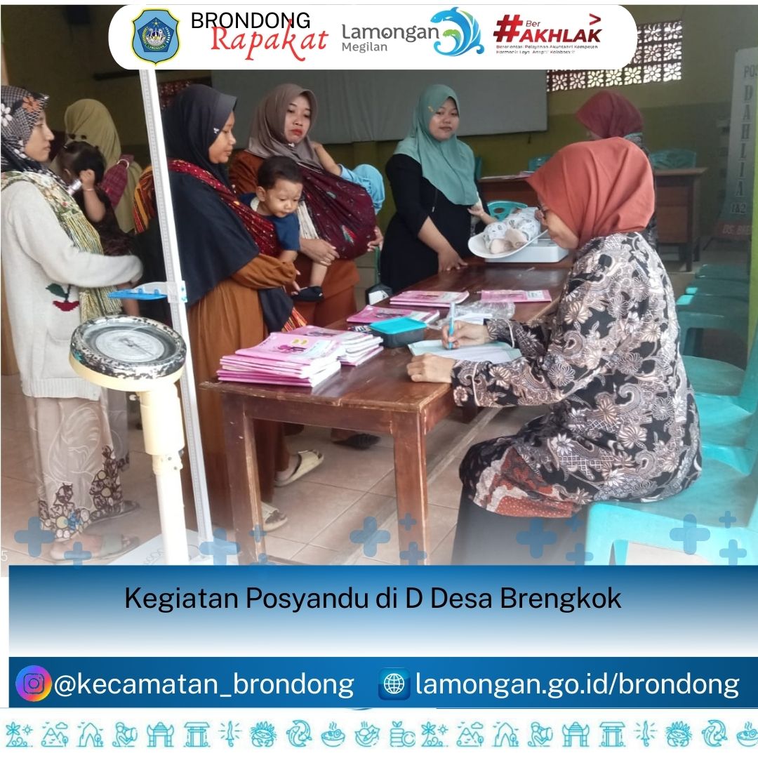 Kegiatan Posyandu di D Desa Brengkok