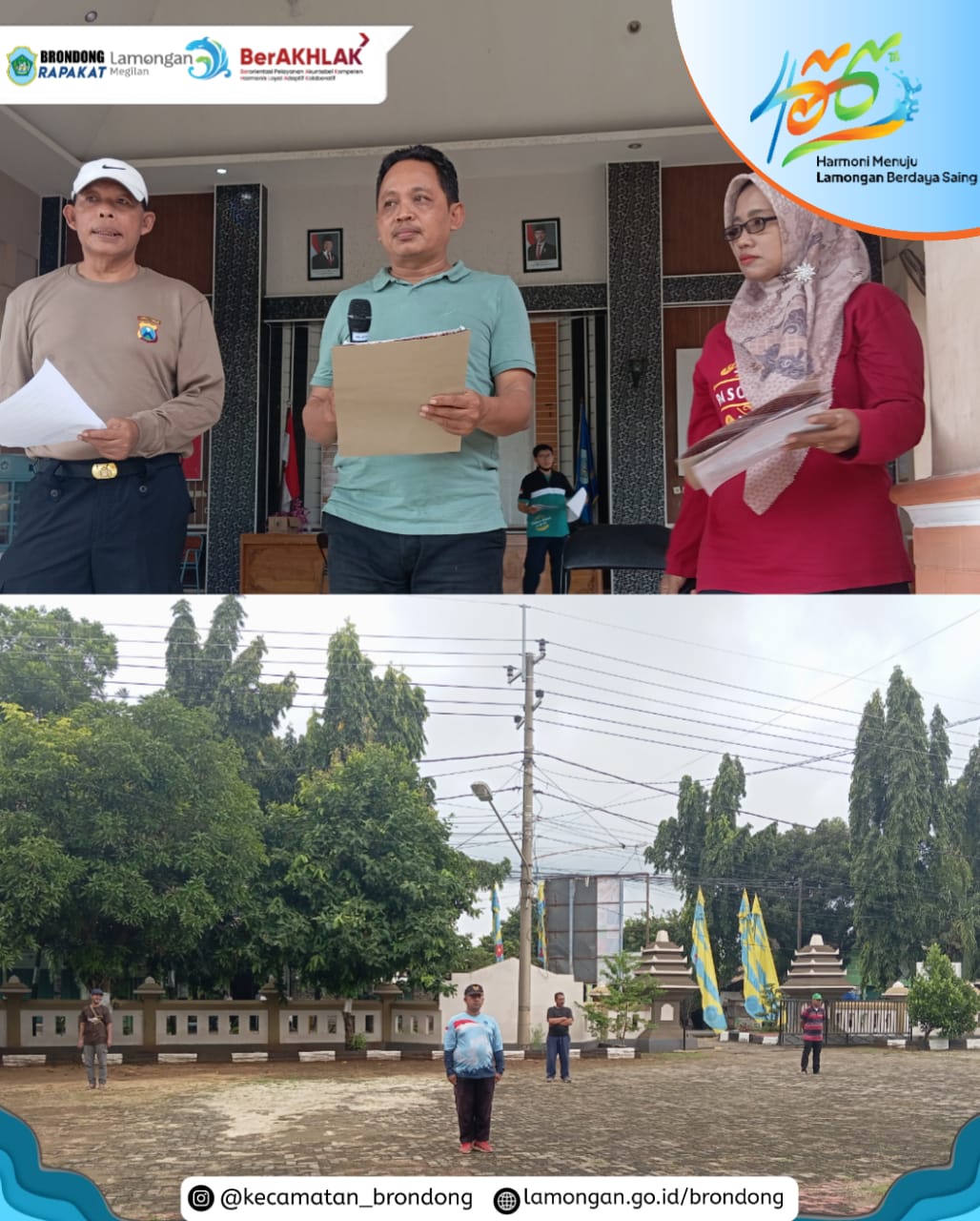 KAPOLSEK BRONDONG MEMBERIKAN ARAHAN