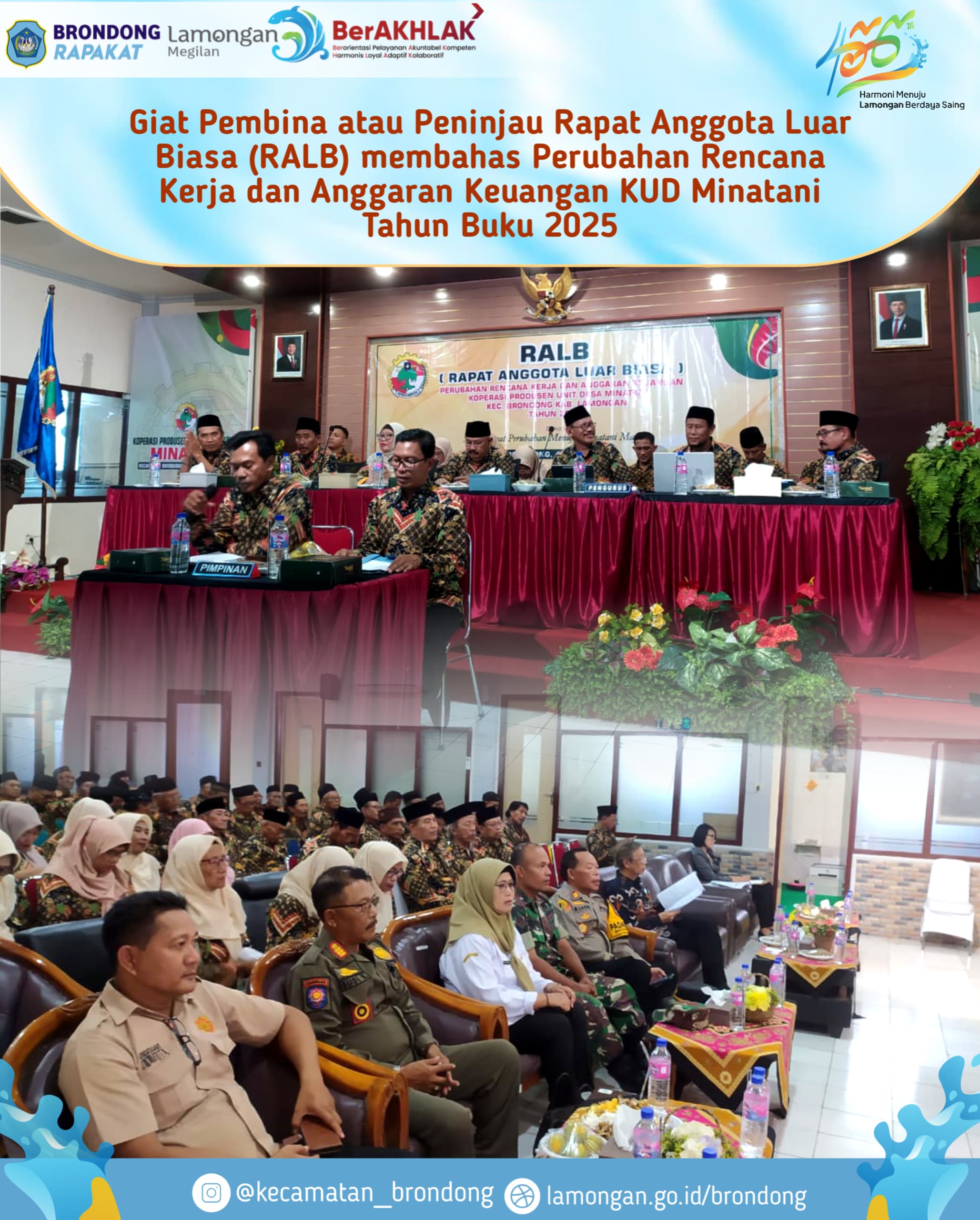 RAPAT ANGGOTA LUAR BIASA KUD MINA TANI