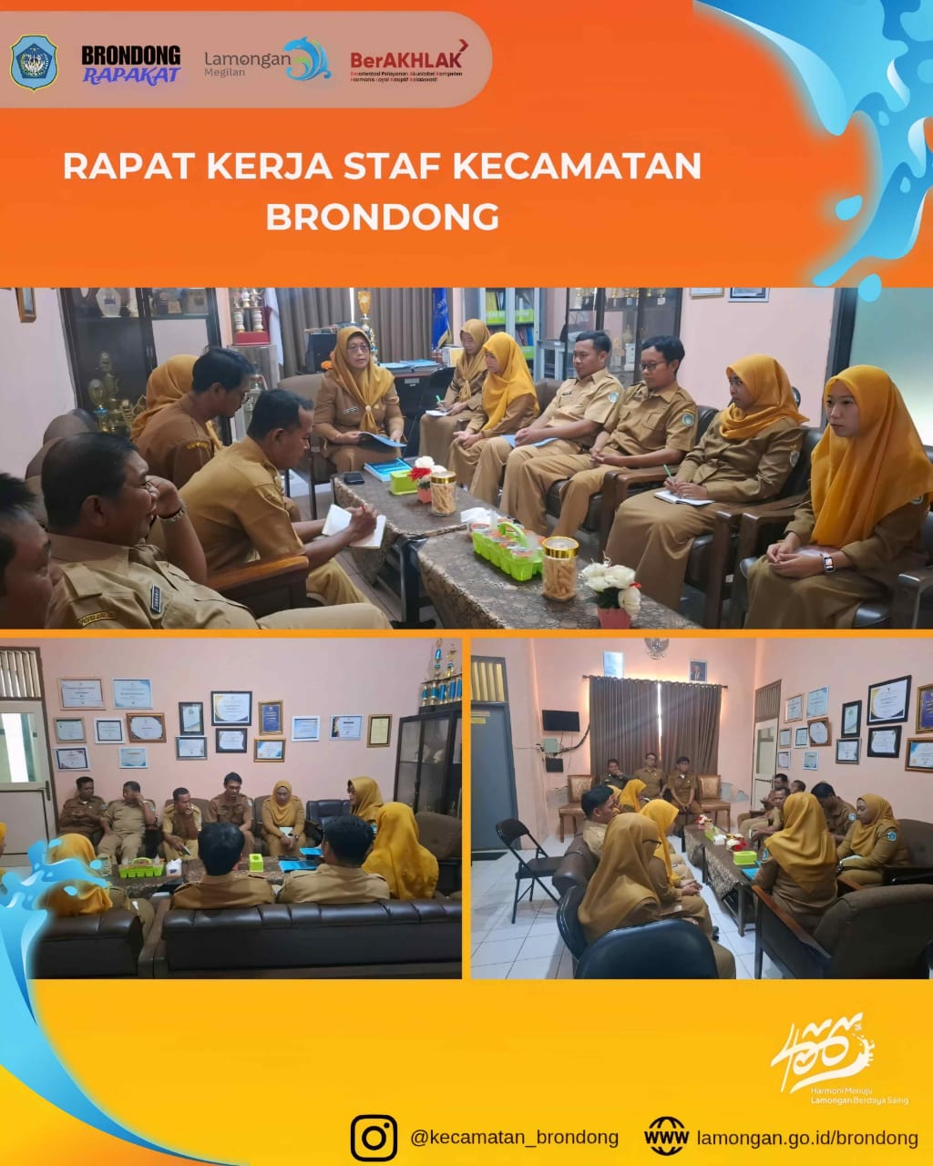 RAPAT KERJA STAF KECAMATAN BRONDONG