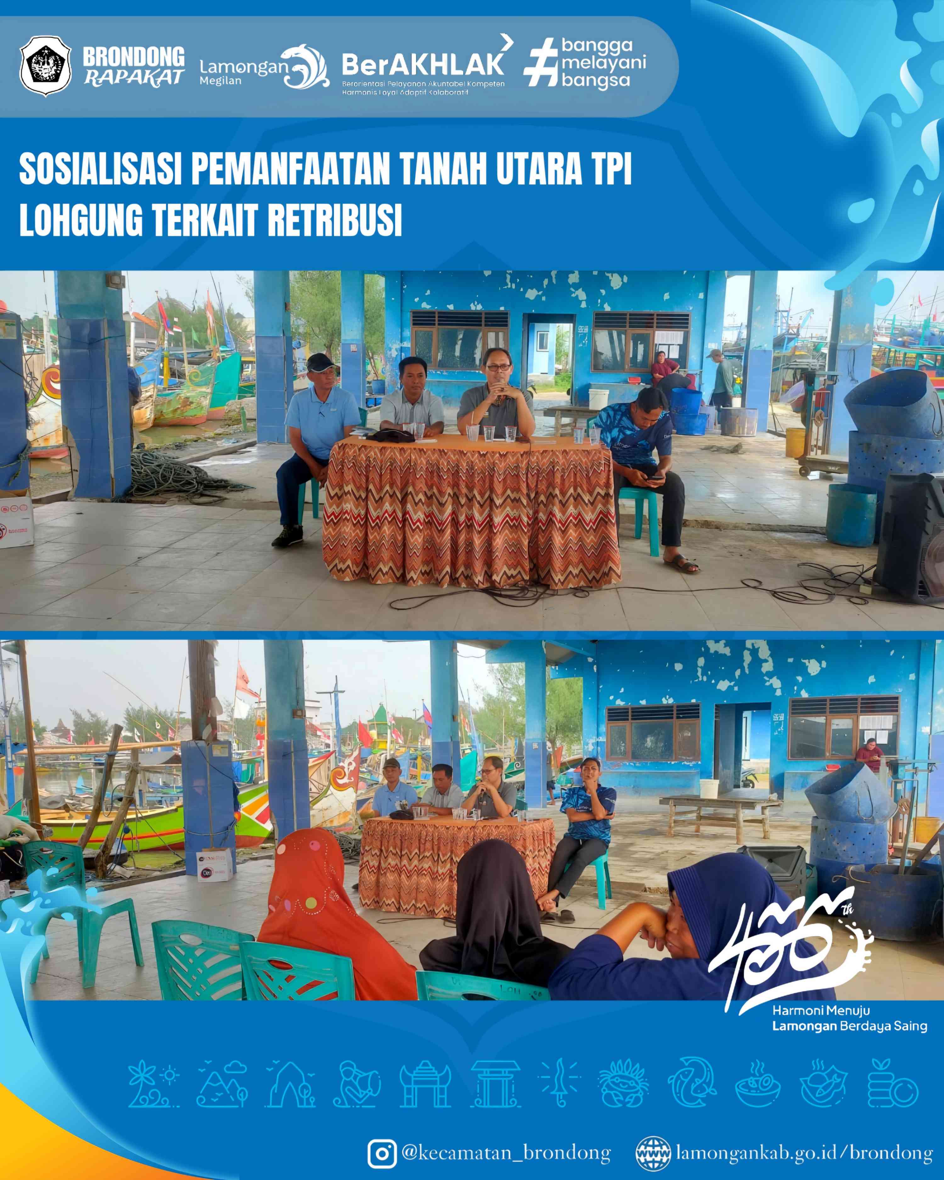 SOSIALISASI PEMANFAATAN TANAH UTARA TPI LOHGUNG UNTUK PENINGKATAN RETRIBUSI DAERAH