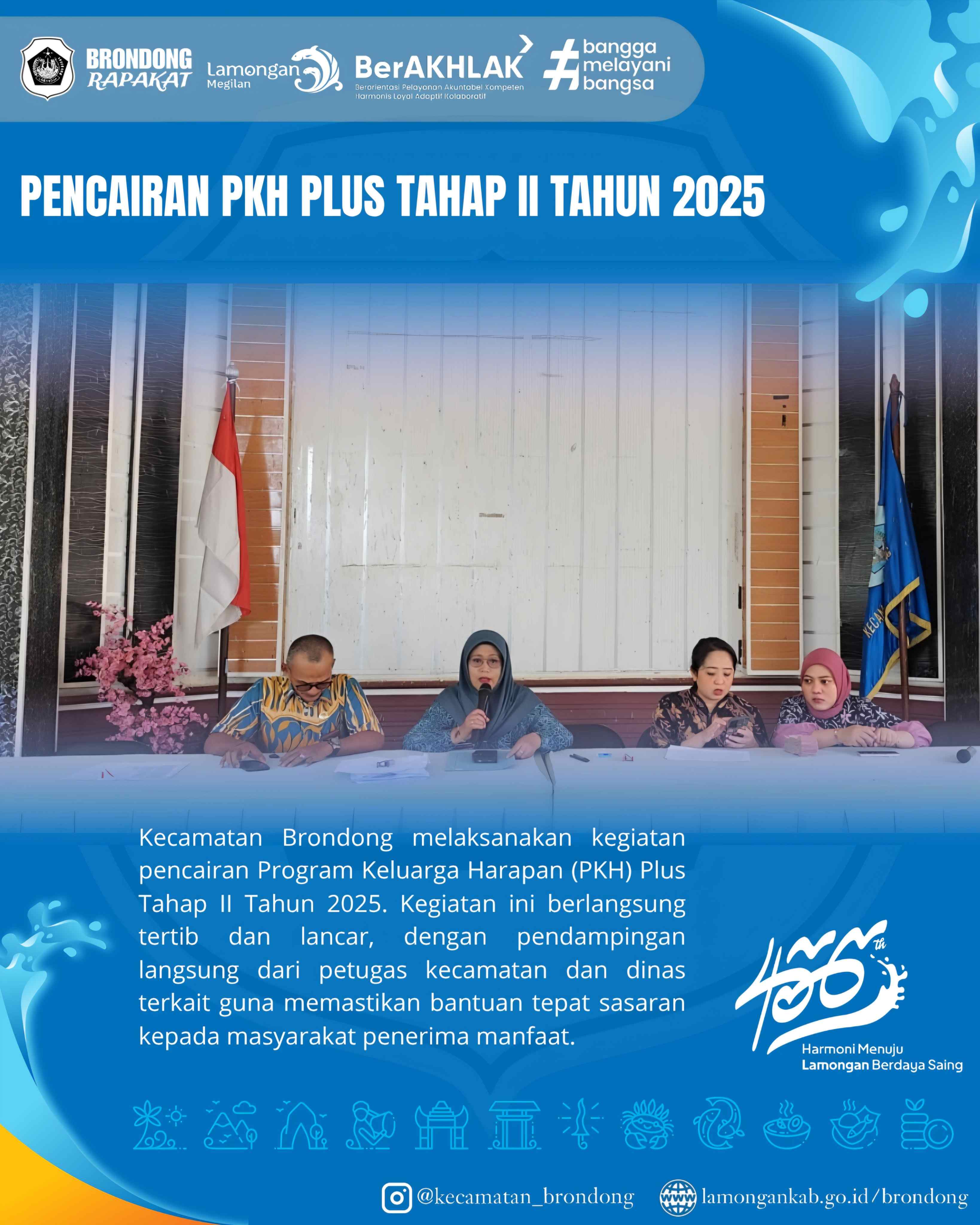 PENCAIRAN PKH PLUS TAHAP II TAHUN 2025 KECAMATAN BRONDONG