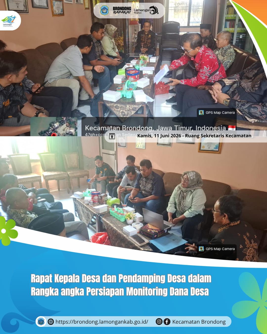Foto: RAPAT KOORDINASI KEPALA DESA DAN PENDAMPING DESA BAHAS PERSIAPAN MONITORING DANA DESA