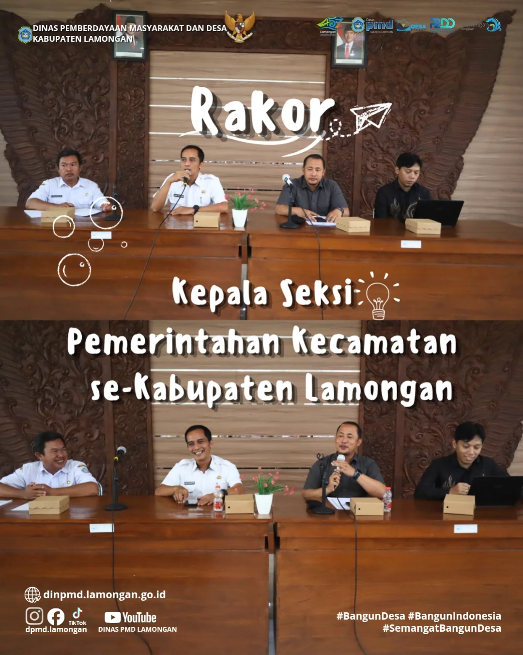 Foto: RAKOOR KEPALA SEKSI PEMERINTAHAN KECAMATAN SE-KABUPATEN LAMONGAN