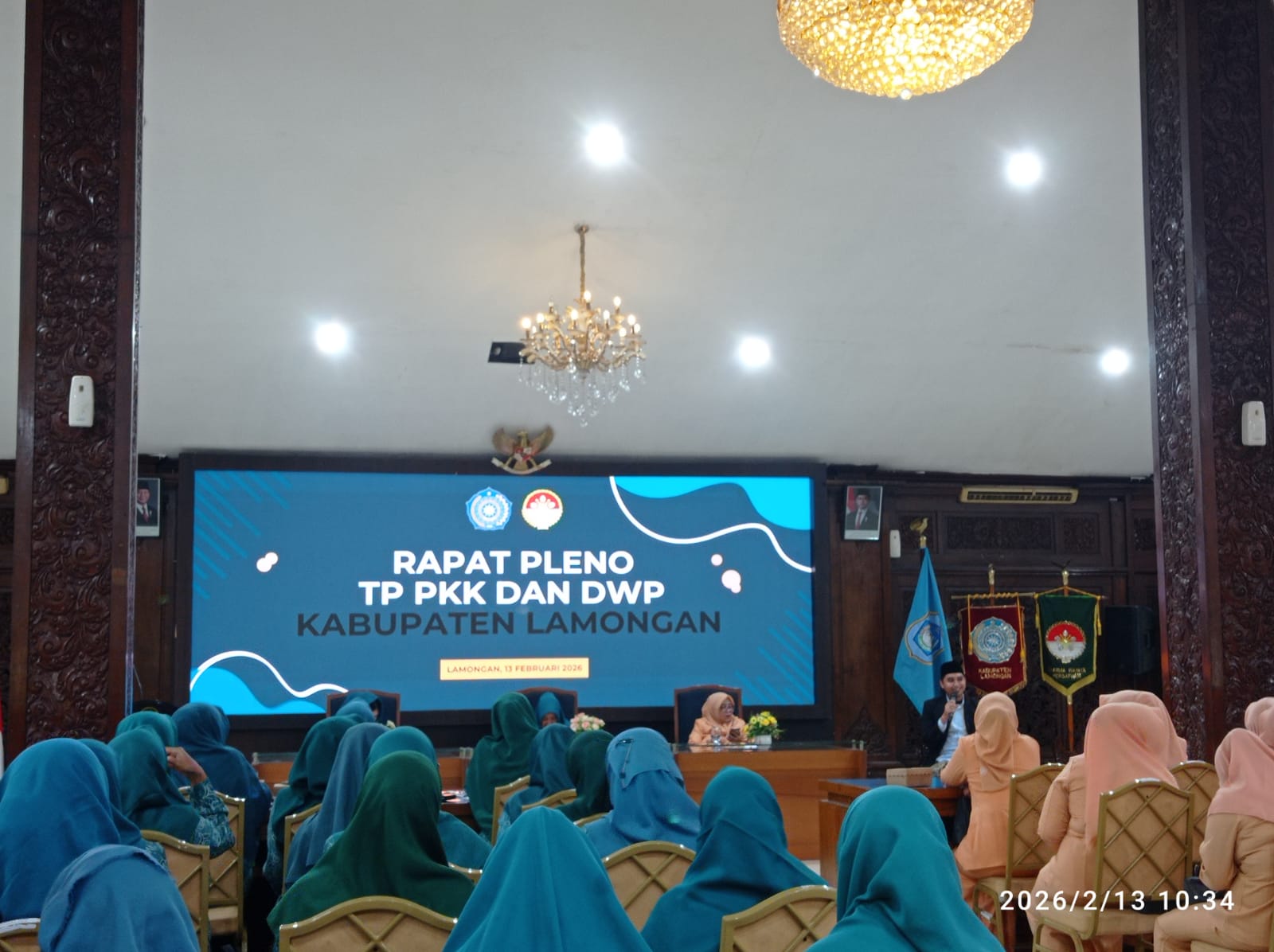 Foto: RAPAT PLENO TP PKK KABUPATEN LAMONGAN SEKALIGUS PERINGATAN ISRA MIRAJ NABI MUHAMMAD SAW